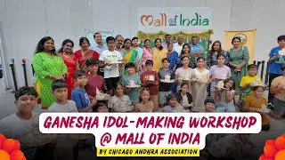 Eco-Friendly Ganesha Idol Making @ Mall of India | Fun Family Event with 400 Kids!