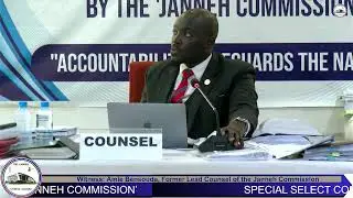 SPECIAL SELECT COMMITTEE ON THE SALE AND DISPOSAL OF ASSETS IDENTIFIED