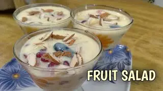 FRUIT SALAD WITH CREAMY CUSTARD