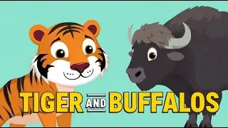 Tiger and the Buffaloes in English | Stories for Teenagers | Slow English Shadowing (A1&ndash;A2)
