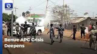 Benue APC Crisis Deepens As Police Teargas Anti-Austin Agada Group In Makurdi