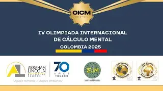 Premiación IV Olimpiada Internacional de Cálculo Mental Colombia 2025