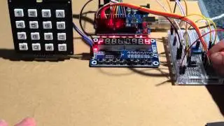 Busch 2090 Microtronic Emulator Test 2 - Reset, CPU Throttle, Digital Inputs