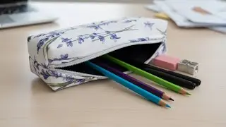 Как сшить сумку-коробку на молнии? | Выкройка не требуется, простой пошив своими руками