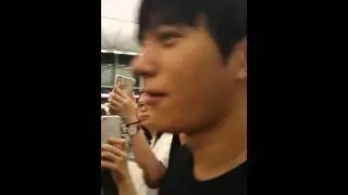 2015.10.3 香港機場關內送機