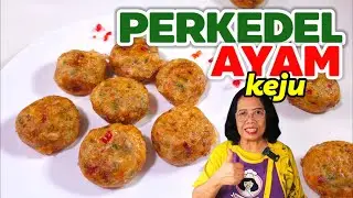BUKAN PERKEDEL BIASA.. MELARNYA NGGA KELAR KELAR  --- RESEP PERKEDEL AYAM KEJU