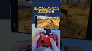 The Witcher 3 on a PHONE? 😱 Samsung S25 Ultra + Gamehub Emulator Test! #Shorts #mobilegaming #fyp