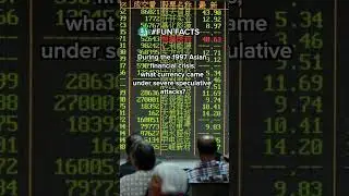 Asian Financial Crisis Fun Facts #finance