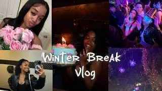 Winter Break Vlog | 20 birthday, hangouts, christmas, photoshoot, etc