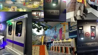 Daily life vlog main Gaya Apne doston ke sath Delhi metro museums.