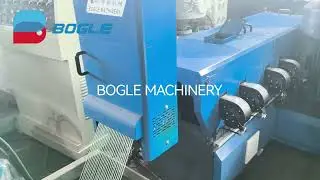 PE PP Plastic Film Recycling Granulator Pelletier Machine with Conveyor Belt and Metal Detector 