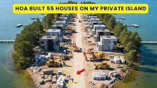 The HOA built 55 houses on my private island &mdash; I saw them finish building, so I called the police.
