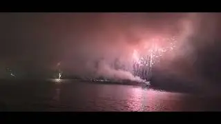 Valparaíso. Fuegos artificiales recibiendo el nuevo año 2026.  