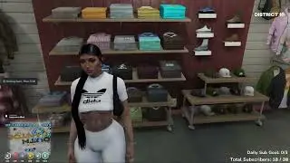 Doll plays GTA V | Daija Monroe in District 10v8  RP  (full stream)