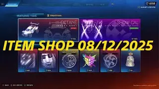 Rocket League item shop 08/12/2025 - CRIMSON OCTANE