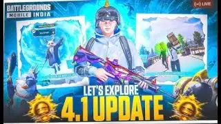 🔴BGMI LIVE TELUGU 4.1 UPDATE 🔥 RUSH GAMEPLAY ☠️ #punjusquad #shortsfeed #unqgamer #unqshorts #bgmi