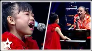 CUTE Kid Performs Unexpected Duet With Judge Live on Stage! | Kids Got Talent