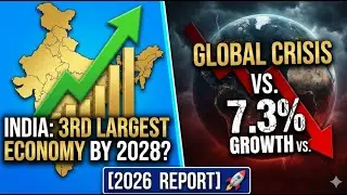 India to become 3rd Largest Economy by 2028? 7.3% Growth vs. Global Crisis [2026 Report] 🚀