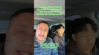 From Mock Test Failure to Road Test Success: Mike's Journey! #pass #automobile #drivinglicense