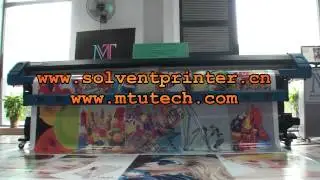 Eco solvent printer with Epson DX5/DX7 Head, 1440dpi, outdoor & indoor