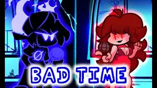 Bad Time But Nightmare BF And GF Sings It! | Friday Night Funkin