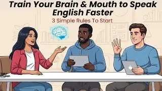Train Your Brain & Mouth to Speak English Faster | 3 Simple Rules To Start English Fluency TODAY