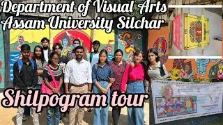 Departmental tour to Gutitilla 'Shilpogram', Irongmara|| Department of visual arts AUS|| #shilpogram