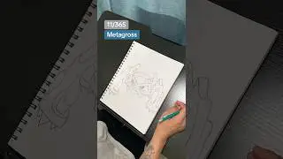 Drawing Metagross #drawing #pokemon #metagross #pok&eacute;mon #biggiesmalls #draw #hoenn #drawings #art