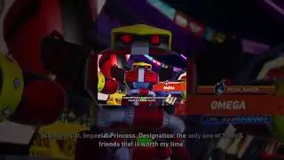 Взаимодействие Блейза и Омеги &mdash; Sonic Racing CrossWorlds #sonic