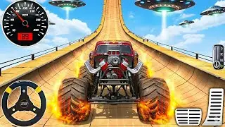 Mega Ramp Challenge! 🤯 Super Crazy GT Monster Truck Racing Stunts | Android Gameplay