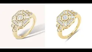 Jewelry photo retouching service  and  photo editing tutorial