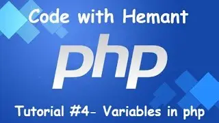 Tutorial #4 - Variables in php| lesson for beginners in hindi