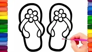 Beautiful sleeper drawing for colourful and painting kids drawing# easy drawing kidsarttutorial
