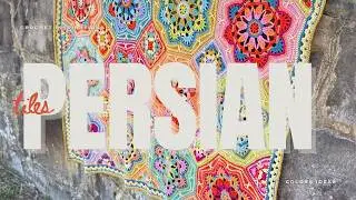 Persian Tiles Blanket Crochet Inspiration &ndash; Stunning Designs & Color Ideas
