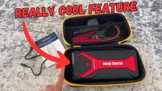 Review: DBPOWER Portable Car Jump Starter- Do NOT miss this cool feature!!