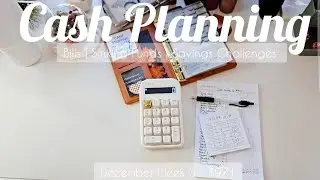 Dec Wk 3 Cash Planning | $971 | Budget with Me | Single Mom Budget