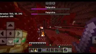 Regresando al Nether en busca de pelea.                              #minecraft #bedrock #nether