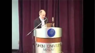 Prof. Gerardus 't Hooft at OUM facilitated by the International Peace Foundation, part 1