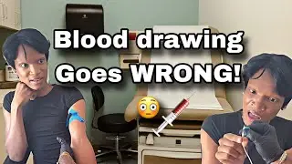 Norman goes to get blood drawn! 😳😳