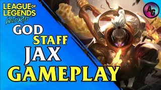 League of Legends Wildrift Closed Beta : God Staff Jax Gameplay