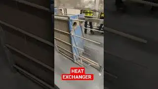 Heat Exchanger Part -1, used in chilled water system in operation and maintenance department