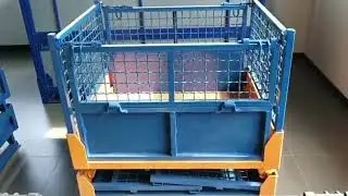 MC  COLLAPSIBLE and Stackable Steel Pallet Box