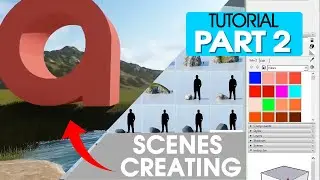 How to make Amazing 3D intro -  Creating Scenes Tutorial  #2