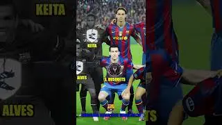 BARCELONA SQUAD TEAM SEASON 2009/2010 (messi, ibrahimovic) #bintangbola