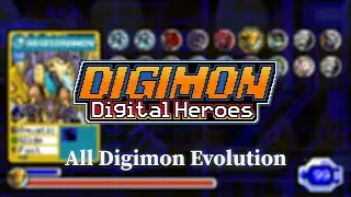 Digimon: Digital Heroes (Fangame) - Gameplay | All Unlockable Digimon | No Commentary (PC)