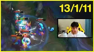 Rank#1 Challenger Lee Sin 85% KP in GRANDMASTER...