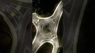 Traffic Circle Hyper Lapse #Shorts