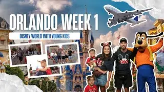 DISNEYWORLD WEEK 1 | Magic Kingdom, Animal Kingdom, Epcot, Walmart shop & stocking the villa