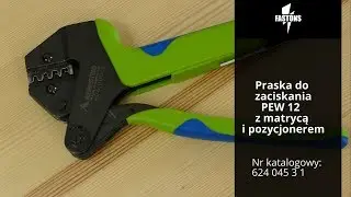 Zaciskarka PEW 12 do złączy konektorowych nieizolowanych z pozycjonerem RENNSTEIG 624 045 3 1