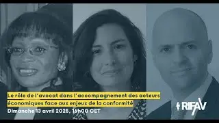 L&rsquo;accompagnement des acteurs &eacute;conomiques face aux enjeux de la conformit&eacute; - RIFAV